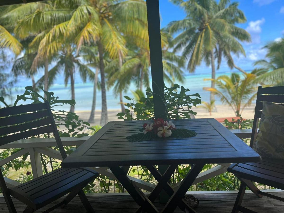 Paparei Beachfront Bungalows, Aitutaki Arutanga Exterior photo