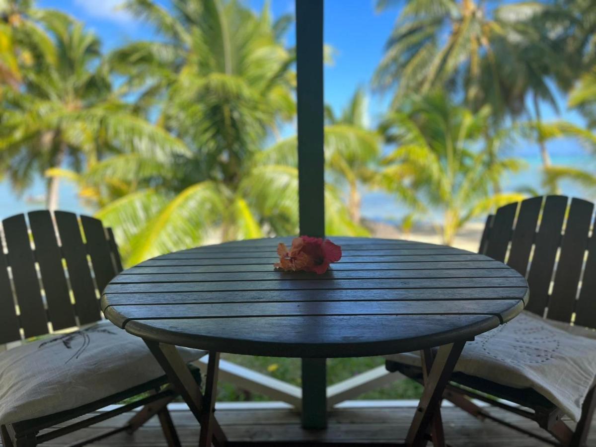 Paparei Beachfront Bungalows, Aitutaki Arutanga Exterior photo
